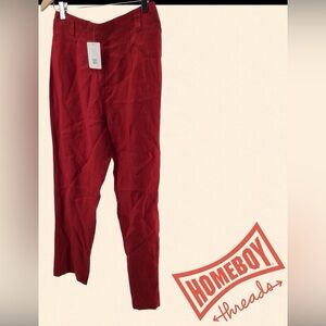 Reformation Red Women's Straight Leg Jeans